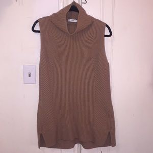 VINCE | sleeveless turtleneck wool sweater